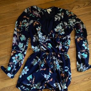Long sleeve romper